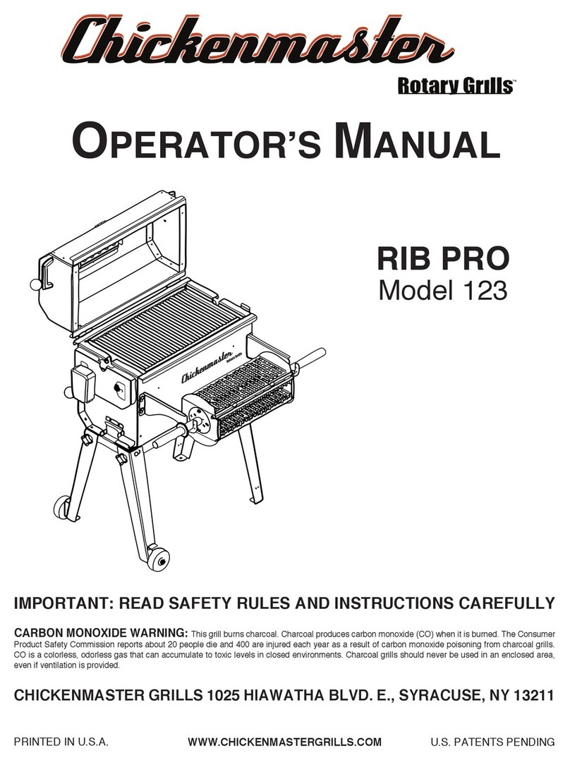 Chickenmaster RIB PRO 123 Operator's manual Chickenmaster RIB PRO 123 Operator's manual