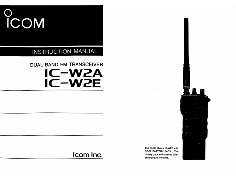 Icom IC-W2A User manual