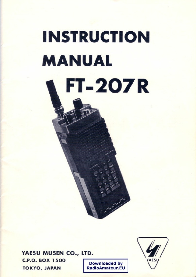 Yaesu FT-207R instruction manual