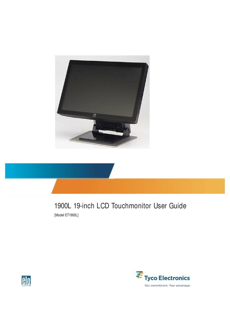 Elo TouchSystems ET1900L TouchSystems User manual Elo TouchSystems ET1900L TouchSystems User manual