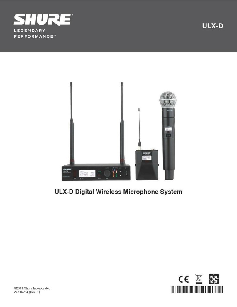 Shure ULX-D user manual