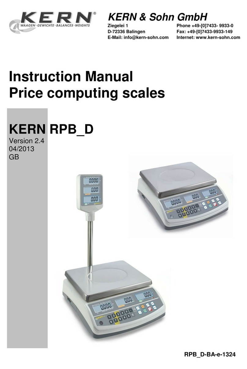KERN RPB_D User manual