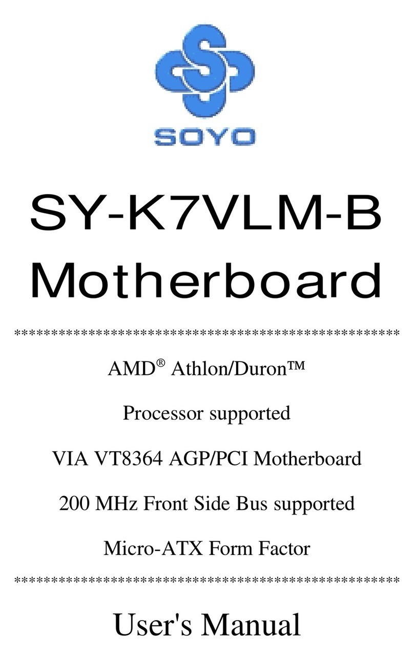 SOYO SY-K7VLM-B User manual
