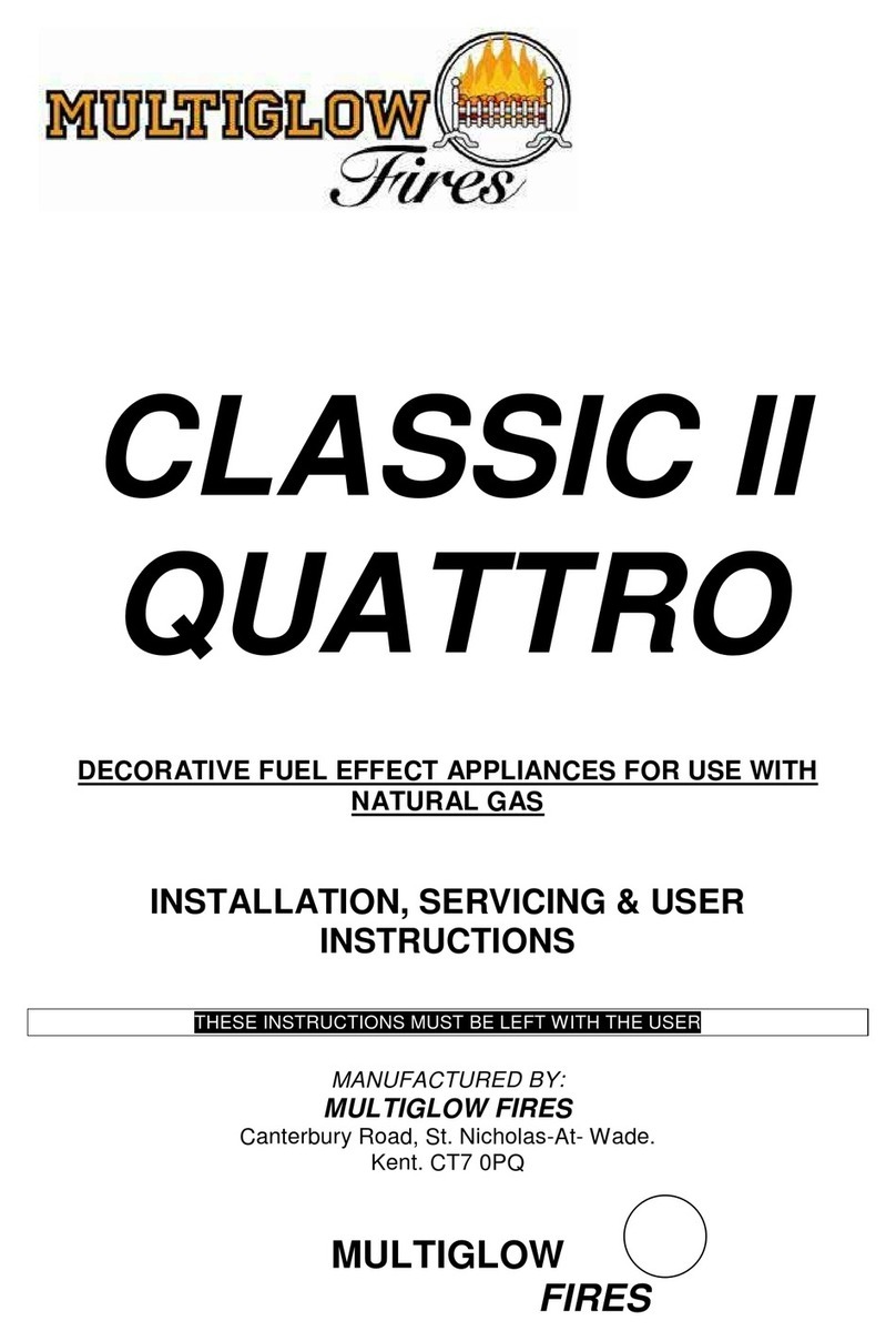 Multiglow Fires Classic II Quattro User guide