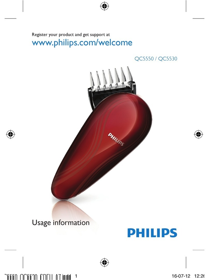 Philips QC5550 Owner's manual