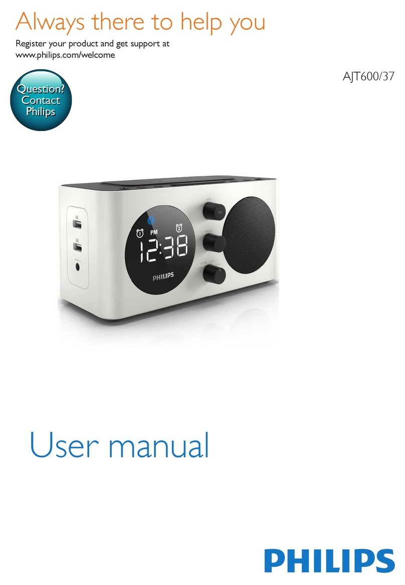 Philips AJT600 user manual