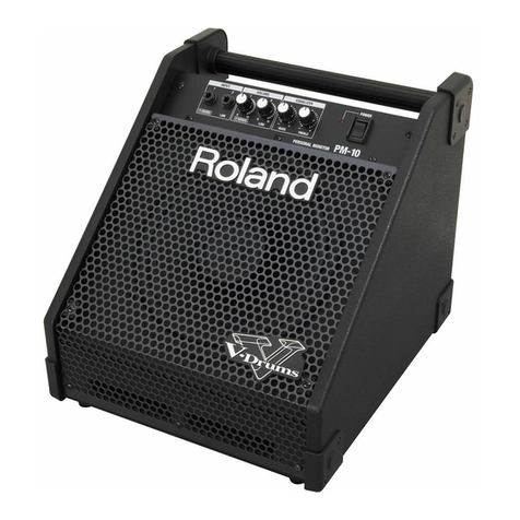 Roland PM-10 User manual