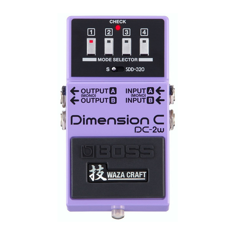 BOSSCO DC-2 User manual