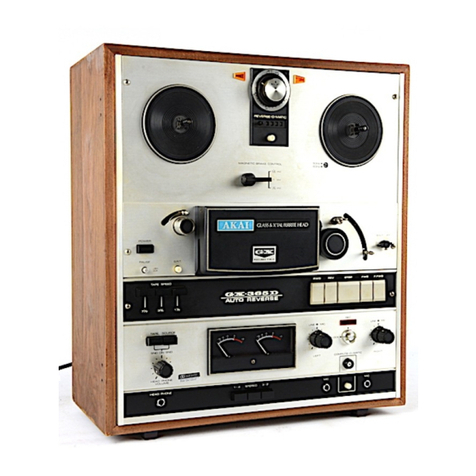 Akai GX-365D User manual