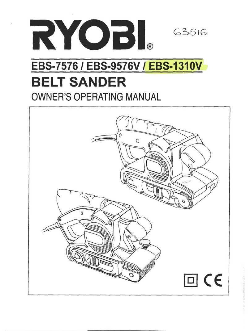 Ryobi EBS-7576 Operation manual