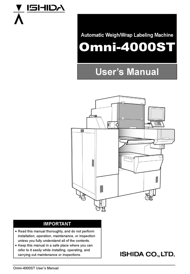 ISHIDA Omni-4000ST user manual