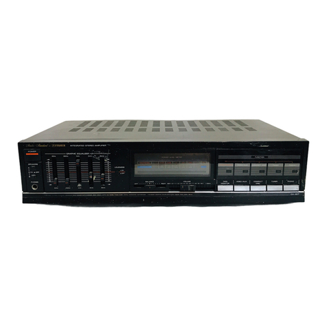 Fisher CA-857 User manual