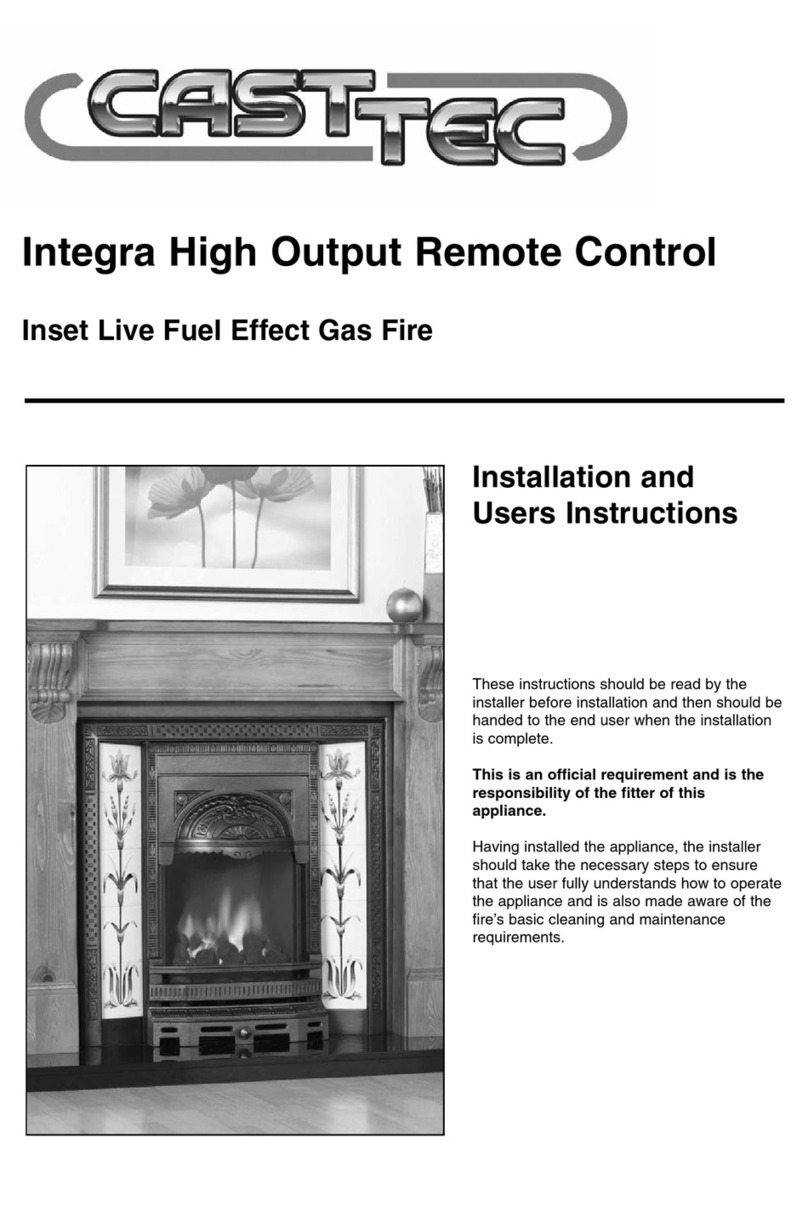 Cast Tec Integra Installation and user instructions