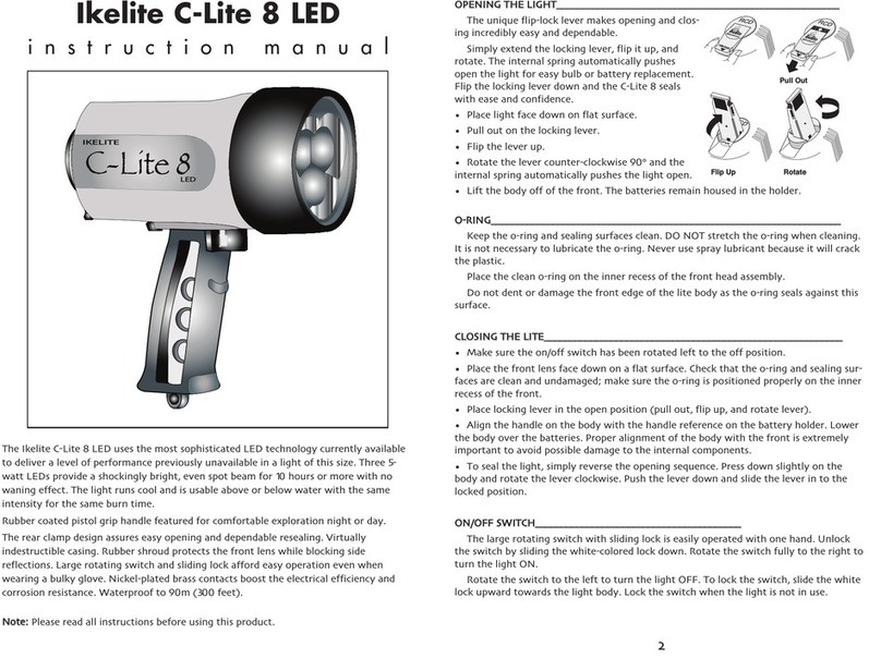 Ikelite C-Lite 8 LED User manual