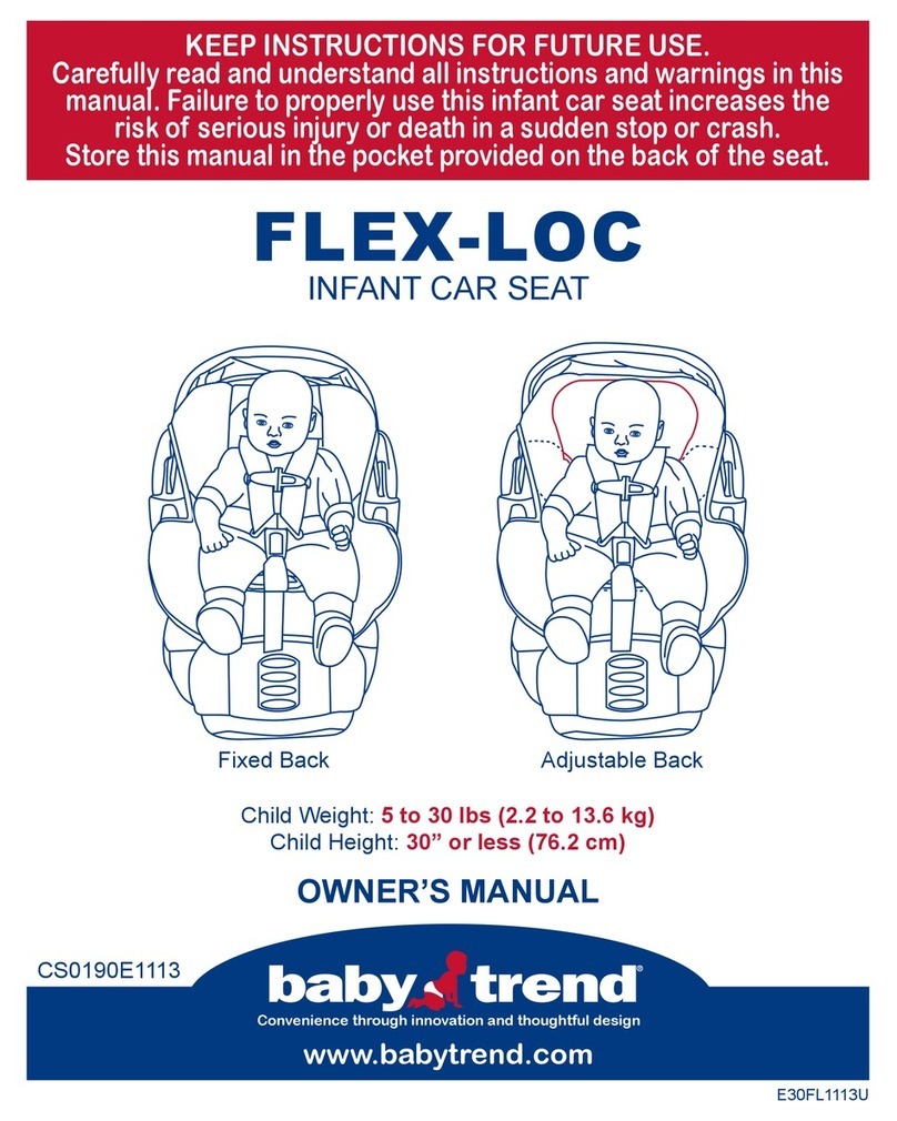 Baby Trend FLEX-LOC User manual