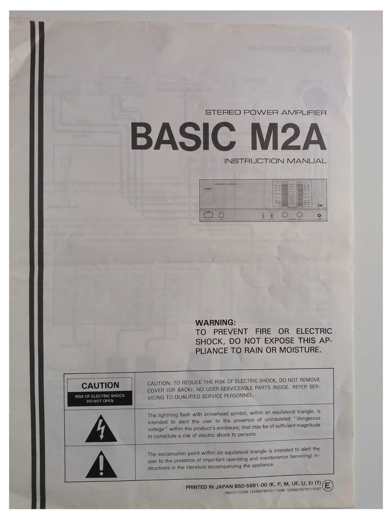 Kenwood Basic M2A instruction manual