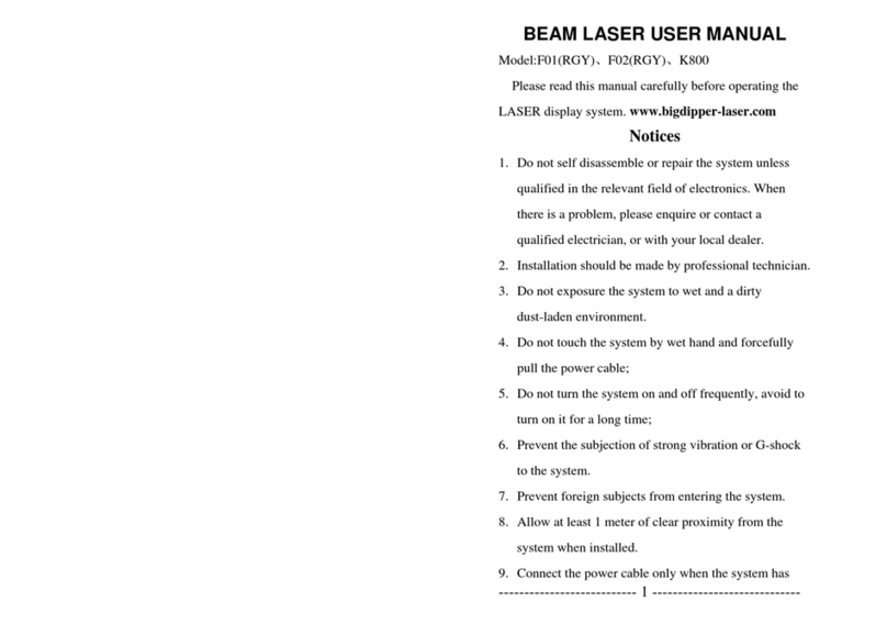 Beam F01(RGY) user manual
