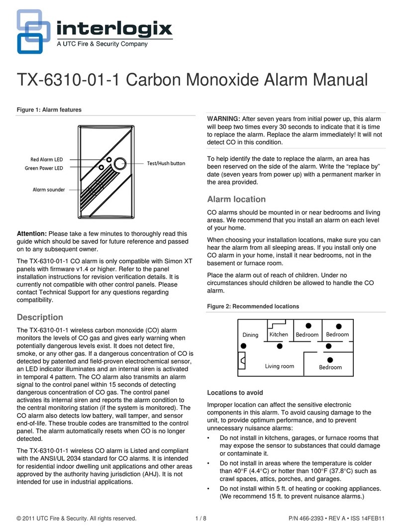 Interlogix TX-6310-01-1 User manual