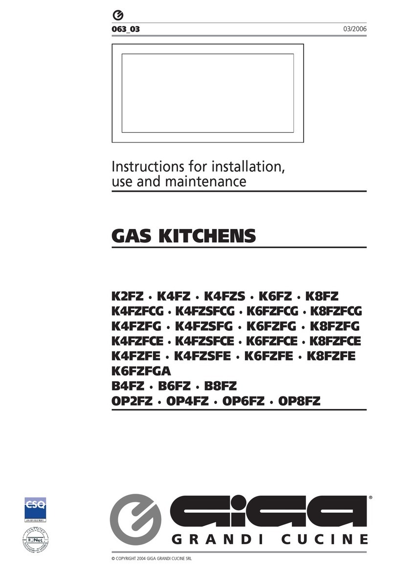 GIGA K2FZ Instructions for installation, use and maintenance GIGA K2FZ Instructions for installation, use and maintenance