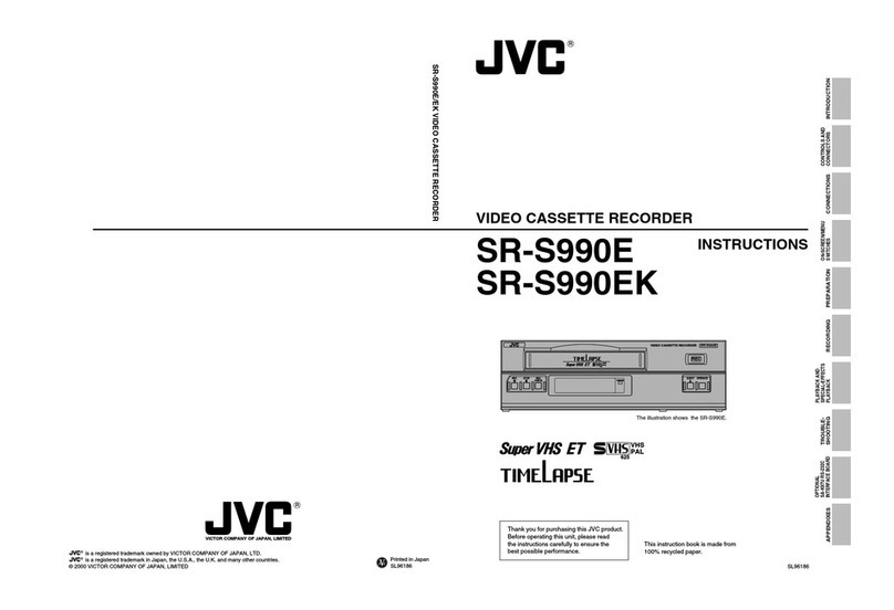 JVC TIMELAPSE SR-S990E User manual