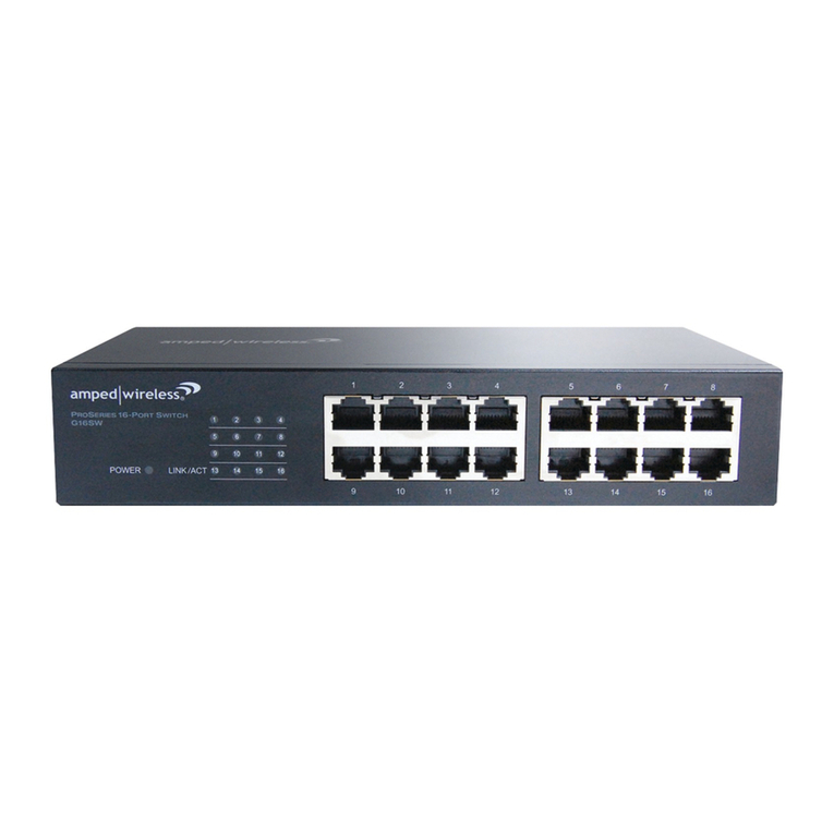 Amped Wireless G16SW user guide
