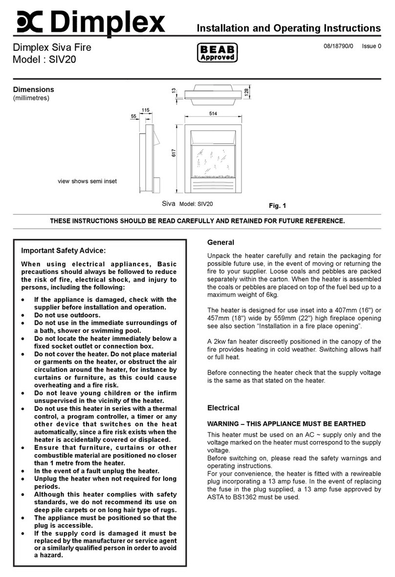 Dimplex SIV20 User manual