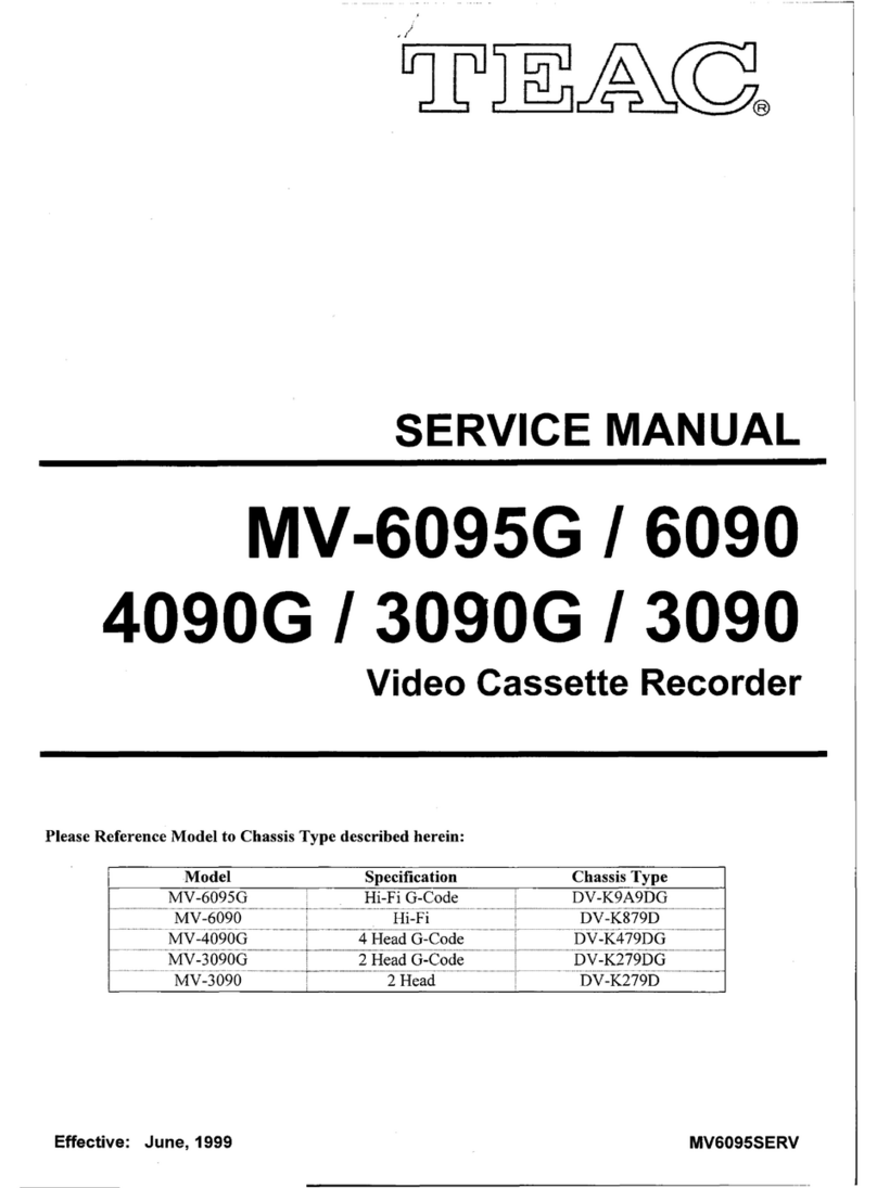 Teac MV-6095G User manual