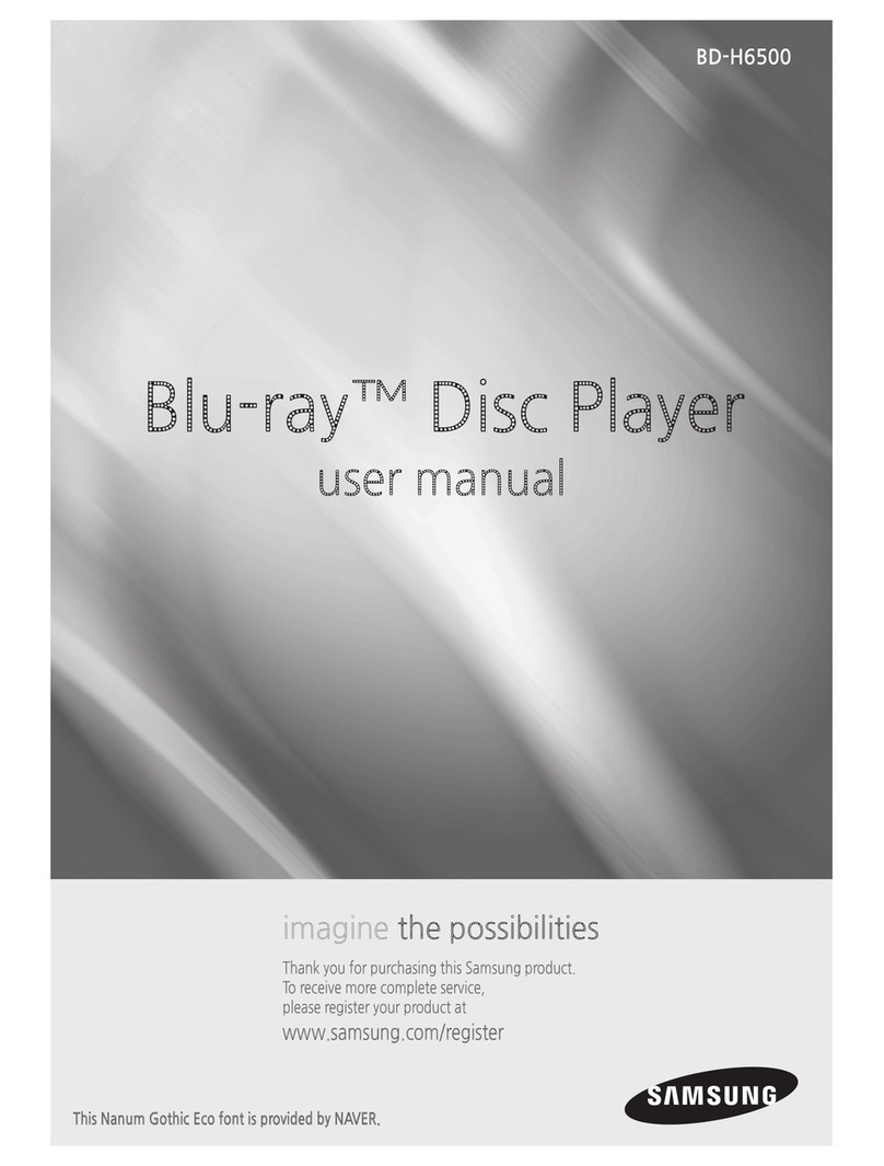 Samsung BD-H6500 user manual