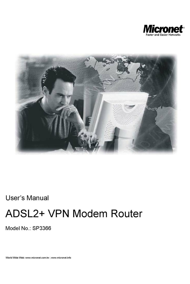 MicroNet SP3366 User manual