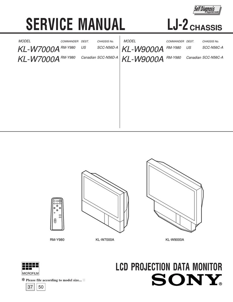 Sony KL-W9000A User manual