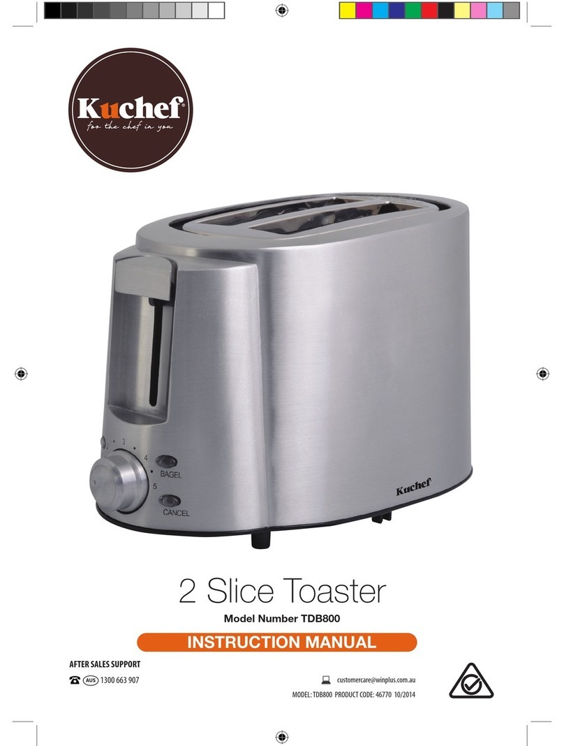 Kuchef TDB800 instruction manual