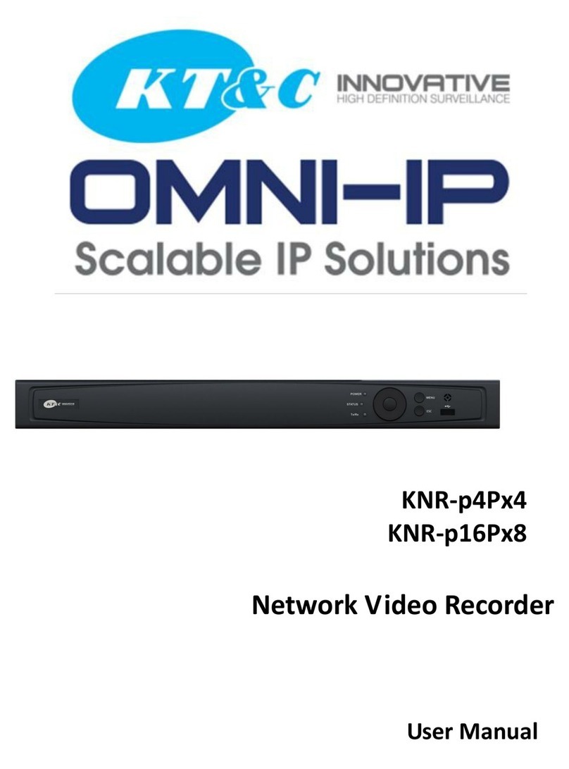 KT&C Omni-IP KNR-p4Px4 User manual