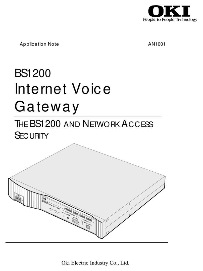Oki BS1200 Application notes
