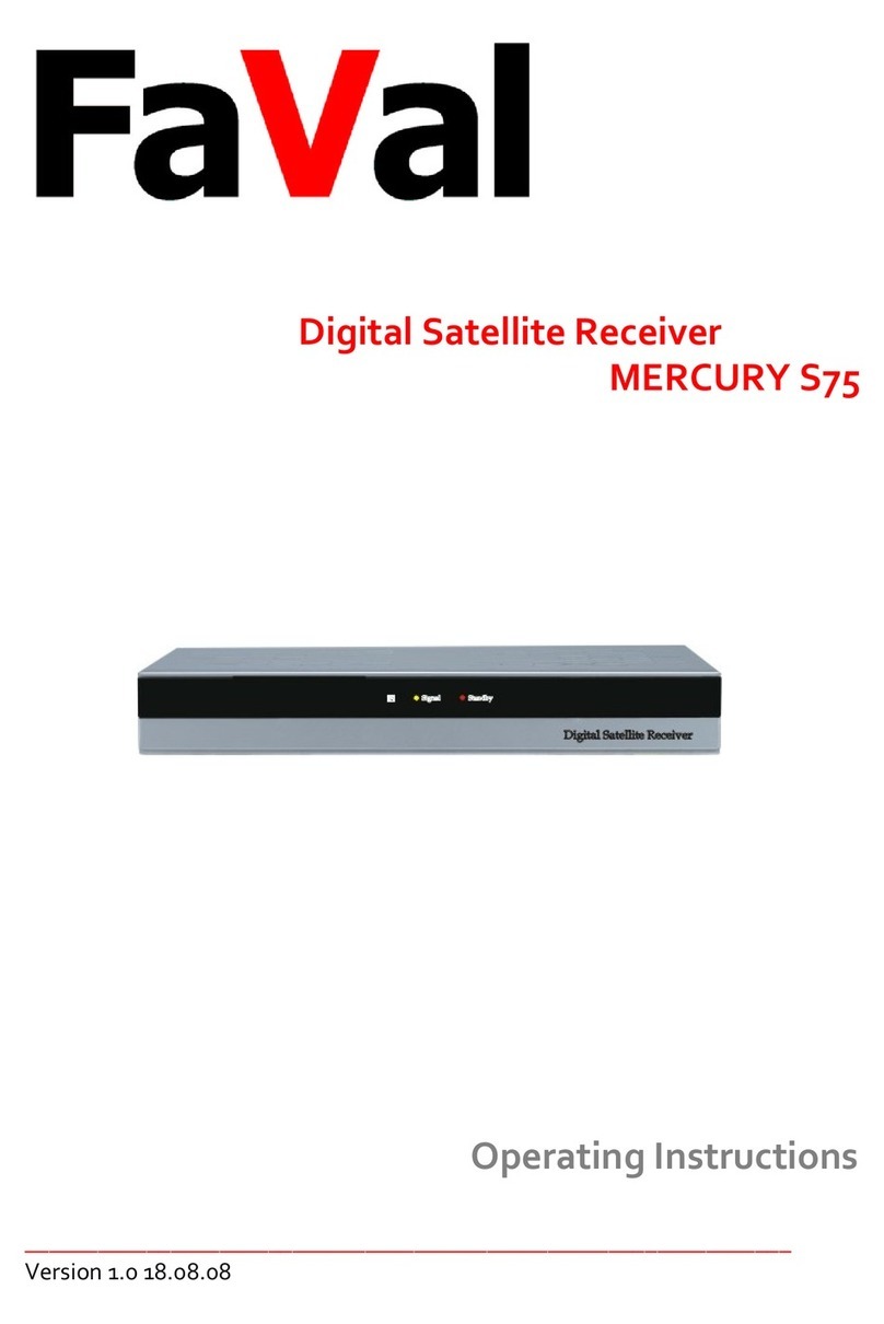 FaVal MERCURY S75 operating instructions
