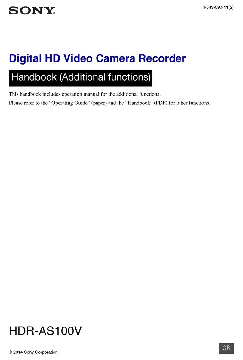 Sony HDR-AS100V User manual
