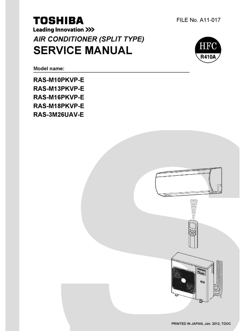 Toshiba RAS-M10PKVP-E User manual