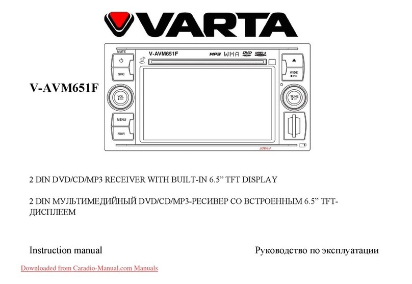 Varta DVD V-AVM651F instruction manual
