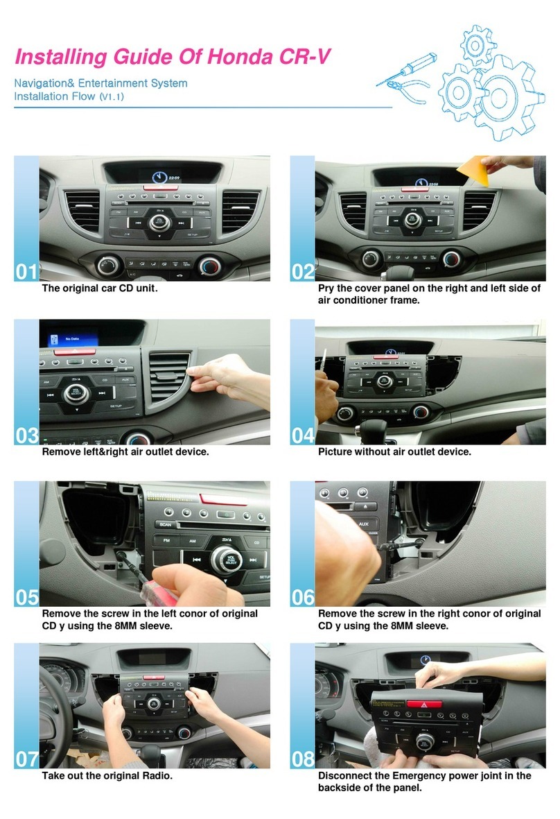 Honda 2011 CR-V Installing guide