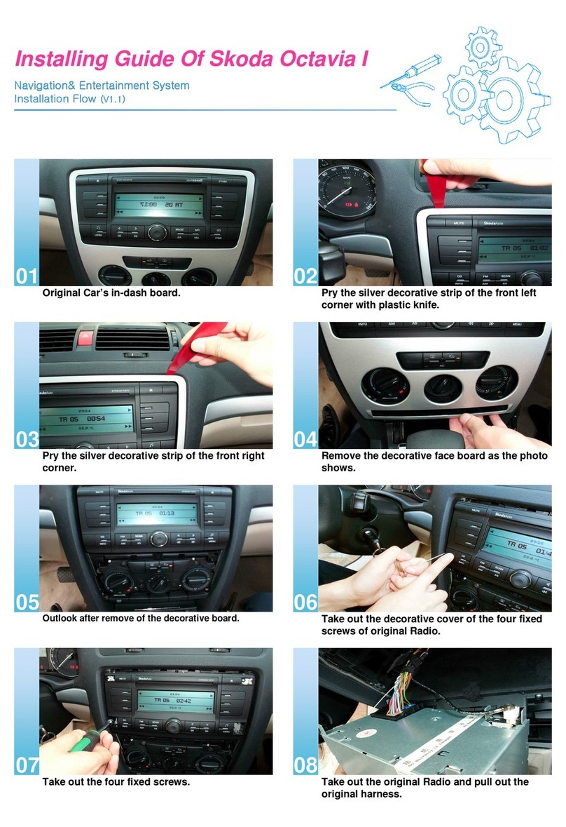 Skoda OCTAVIA Installing guide