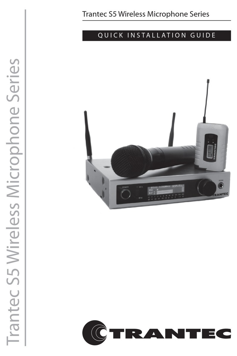 Trantec S5 User manual