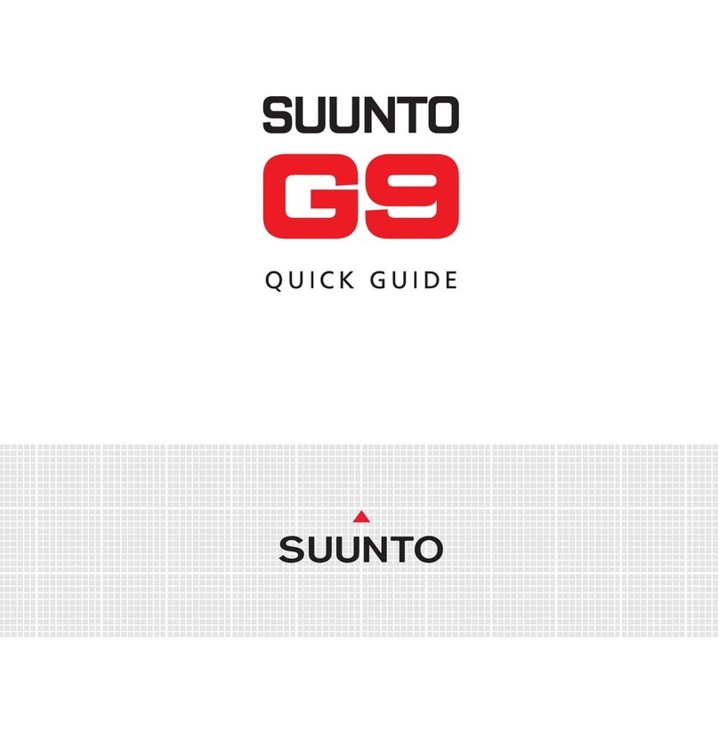 Suunto G9 User manual