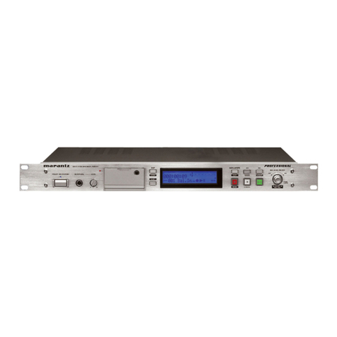 Marantz PMD570 User manual