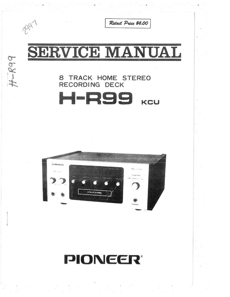 Pioneer H-R99 KCU Service manual