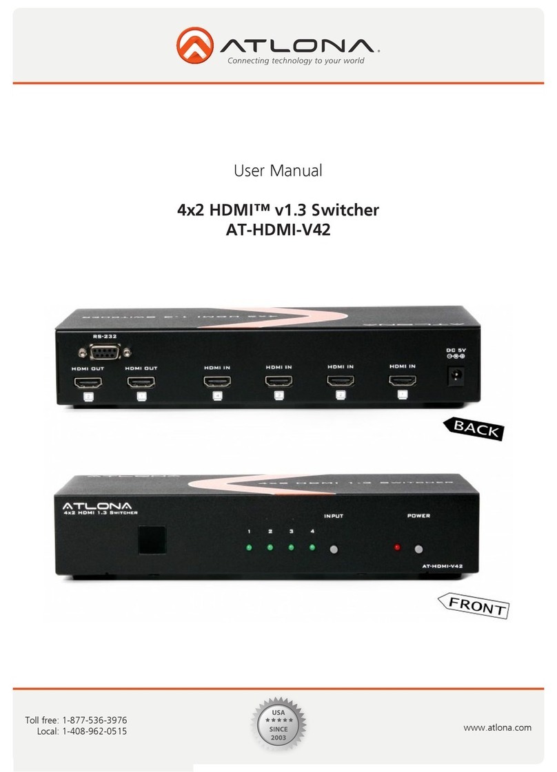Atlona AT-HDMI-V42 User manual