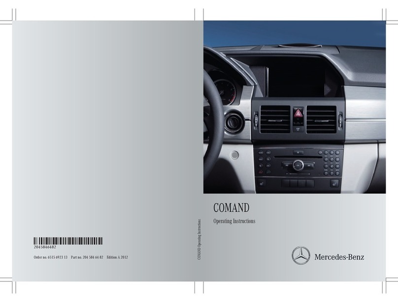 Mercedes-Benz COMAND operating instructions