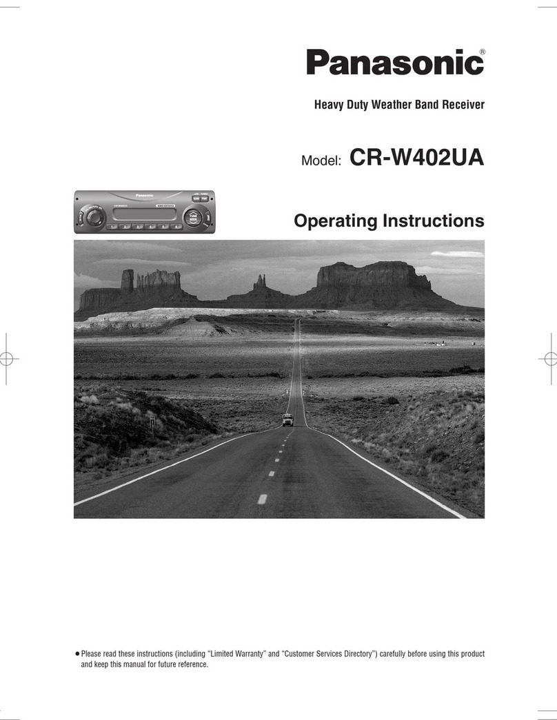 Panasonic CR-W402UA User manual Panasonic CR-W402UA User manual