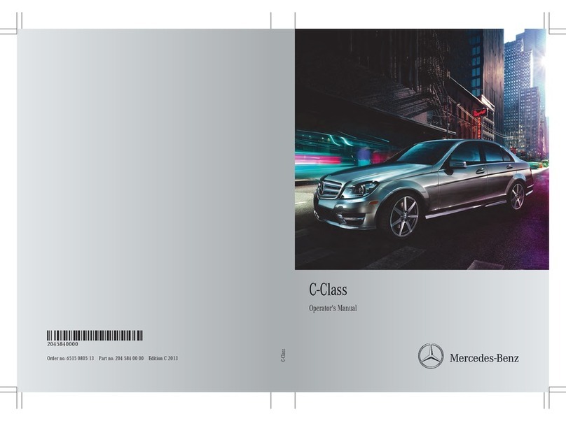 Mercedes-Benz C-Class Operator's manual