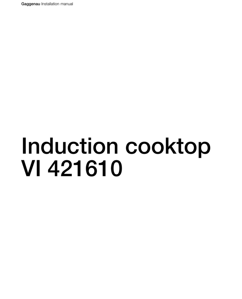 Gaggenau VI 421610 Operating instructions