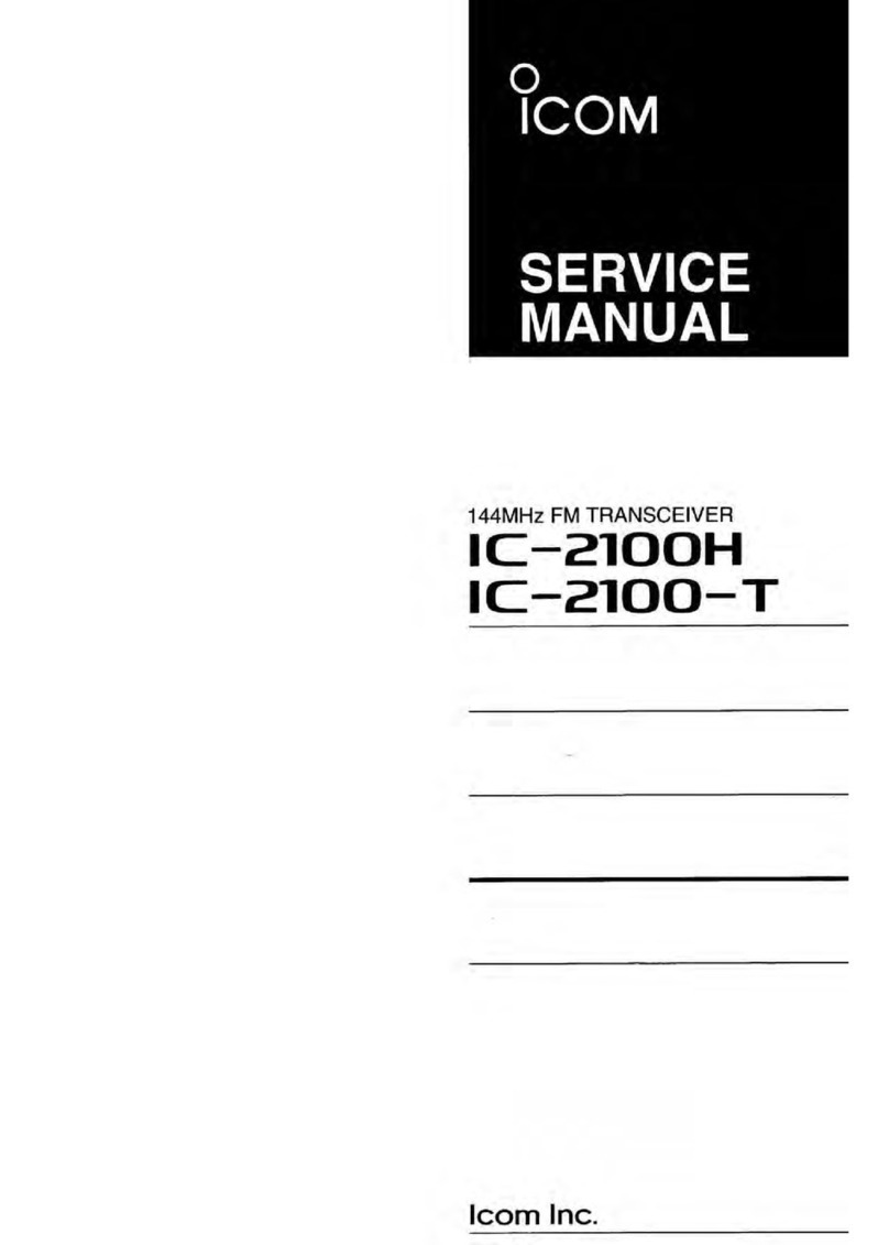 Icom IC-2100H User manual