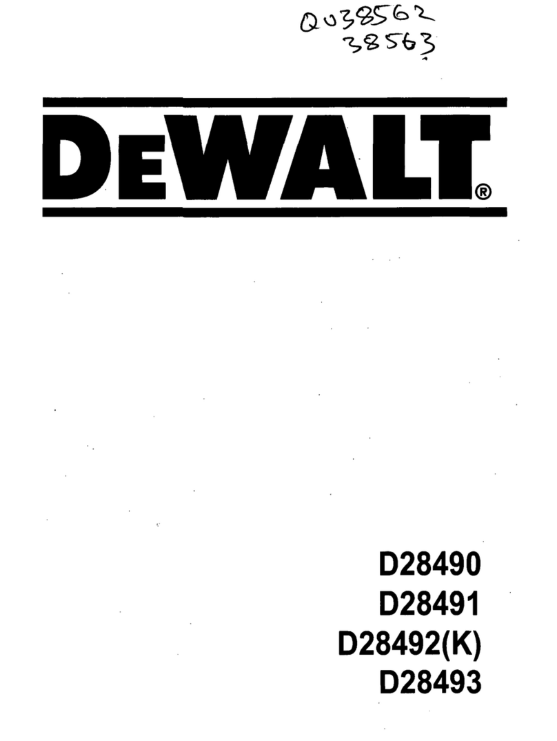 DeWalt D28490 manual